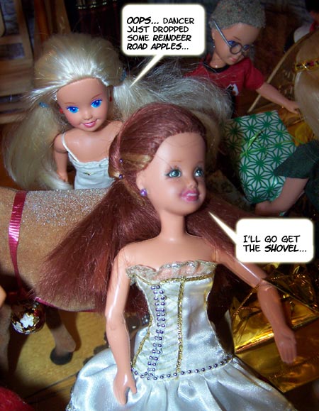 Good thing Isobel doesn't mind STABLE DUTY...