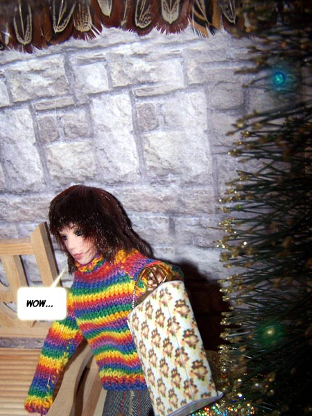 And sure enough, there's a gift for Bridget!...