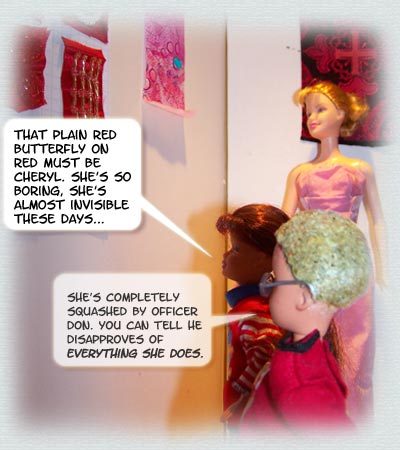Cheryl overheard the kids...!