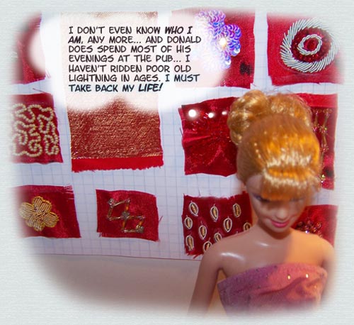 She makes a RESOLUTION...