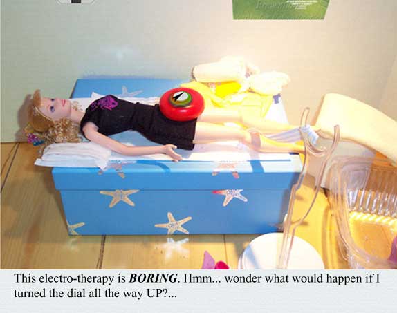 This electrotherapy is boring...