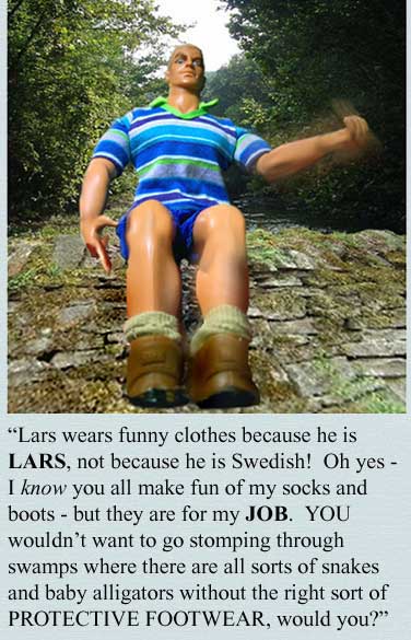 My strange clothes are for my JOB!