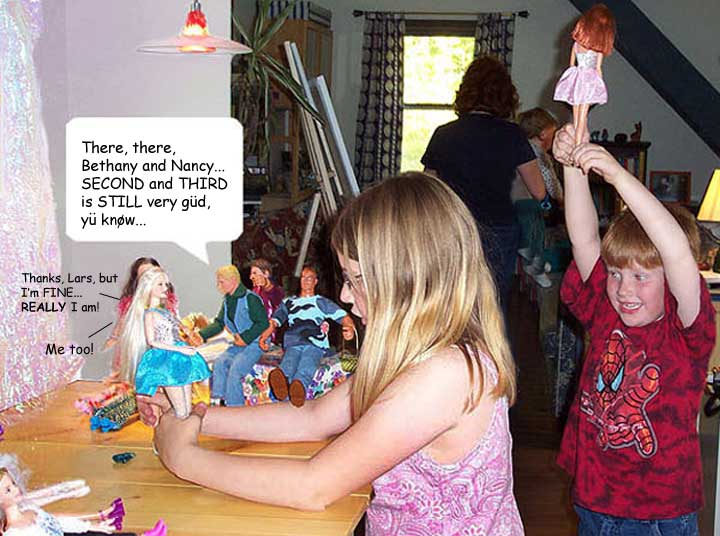 ...The losers try hard to take defeat gracefully...