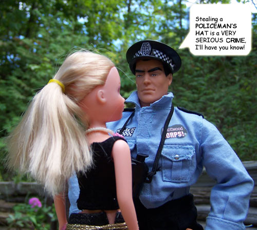 Officer Don is NOT amused!