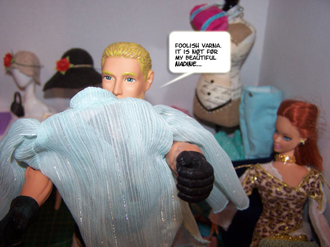 Lars puts Varna good-naturedly in her PLACE...