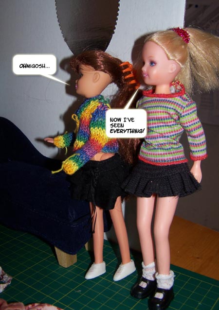 The girls get a SHOCK...