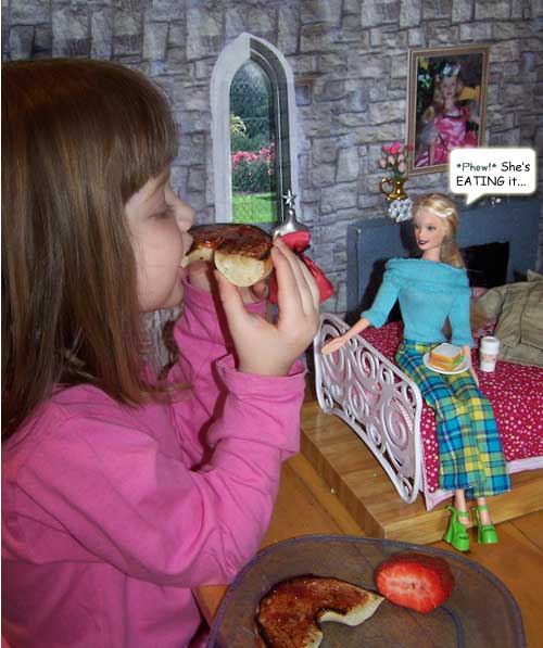 WHAT a lot of FOOD it takes to feed little girls!...
