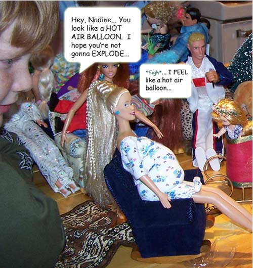 Nadine feels a Twinge!
