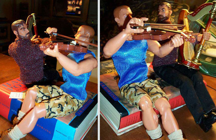 Don't tell Per, but I hired him for his harp playing!