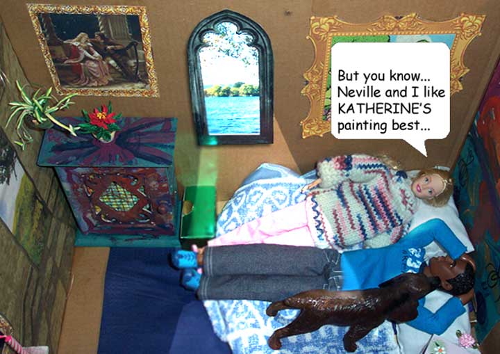 ESPECIALLY about Katherine's PAINTING!