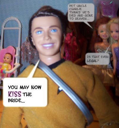 He throws himself into the role...