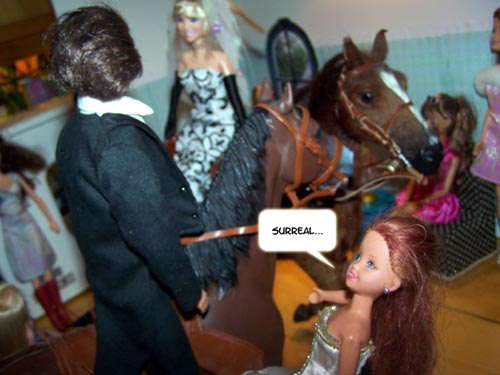 But we've NO idea who the GROOM is...