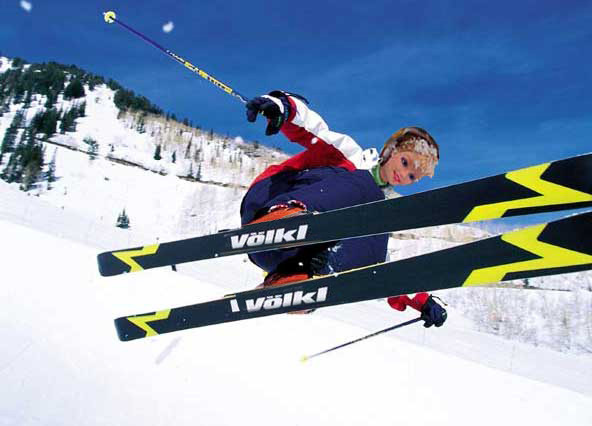 Cheryl loved the skiing!...