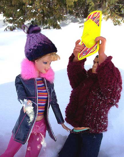 You can't have my SNOWBOARD...