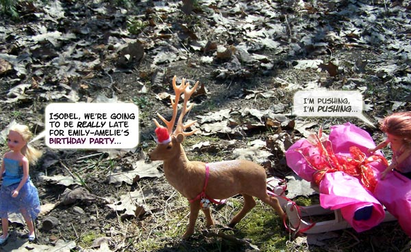 Isobel and Belinda up to MISCHIEF again!