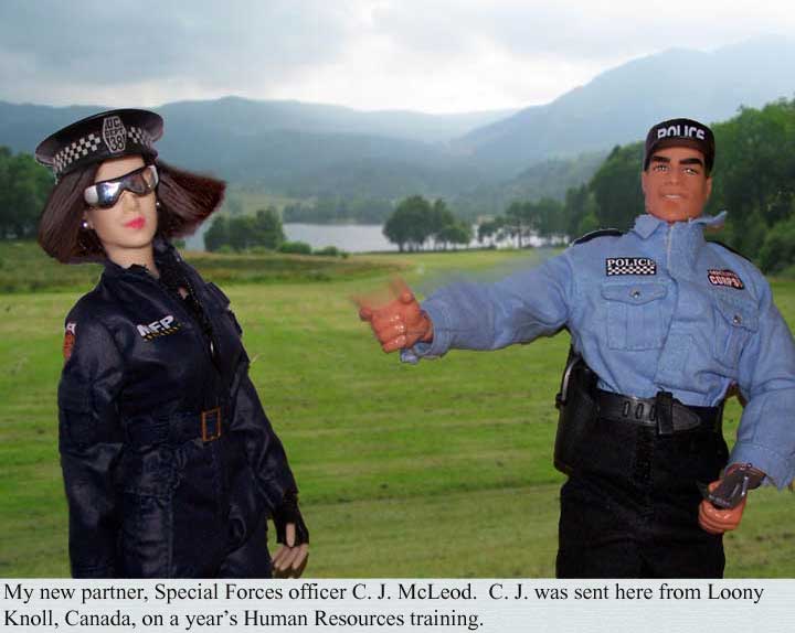Don with new partner, Det. C. J. McLeod