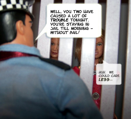 WHAT a pair of hooligans!