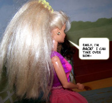 She's in for a SHOCK!