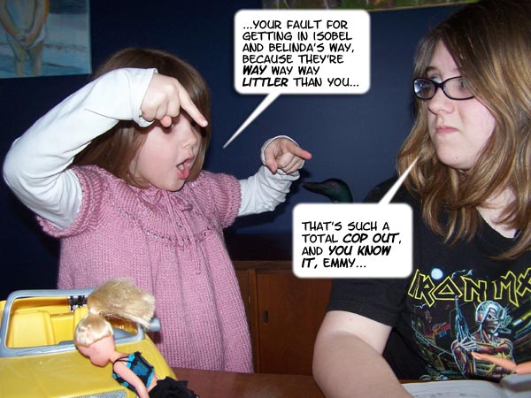 Now EMILY is shouting at poor Katherine..