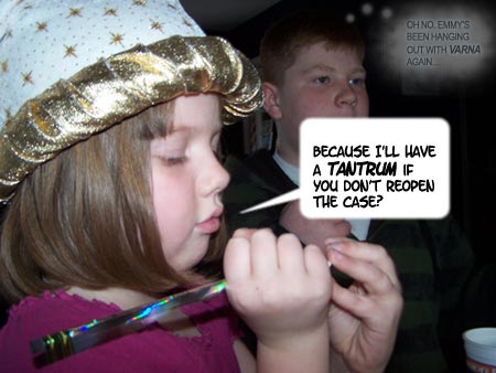 Oh-oh... Emmy has pulled out her SECRET WEAPON...