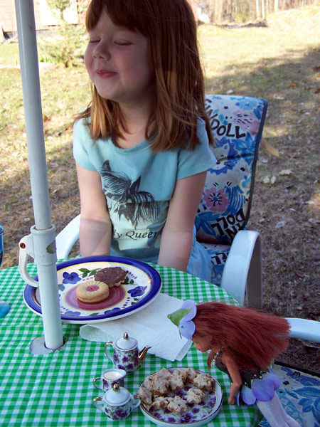 WHAT a polite hostess!