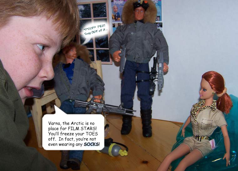 Michael TRIES to talk her out of it...