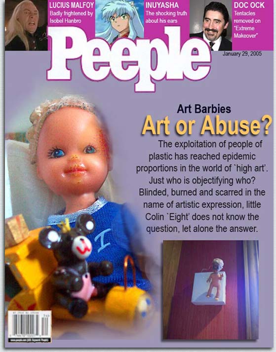 An emotional issue that blew the lid on so-called Art Barbies...