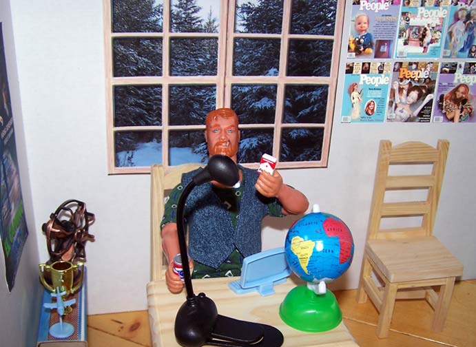 Errol in the Peeple Magazine office...
