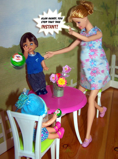 **OUCH!**  That HURT, you little DEVIL!