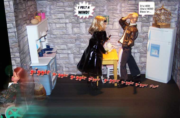 What's SHE doing here????