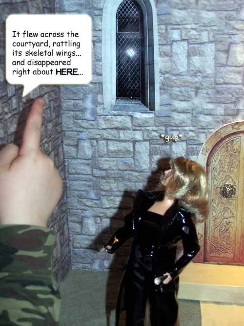 Now she is REALLY unnerved!