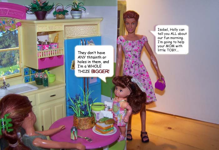 Holly CAN'T stop chattering about her beautiful new outfits!