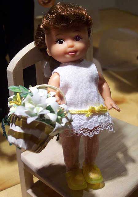My dreth wath thparkly white!