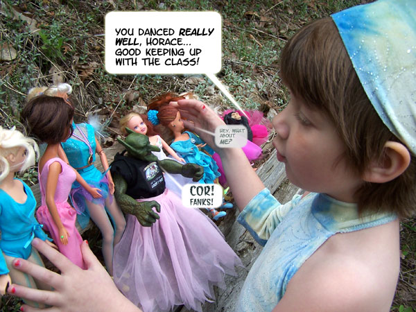 Horace is THRILLED with Emmy's praise!