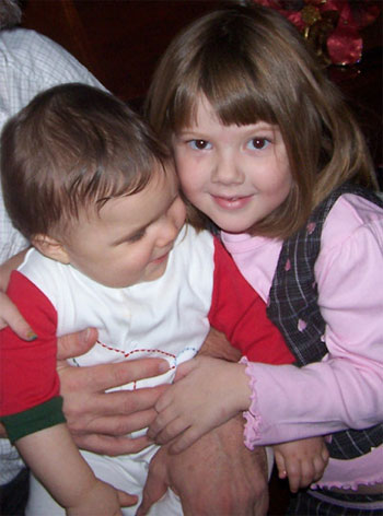 Emmy with baby Leo!