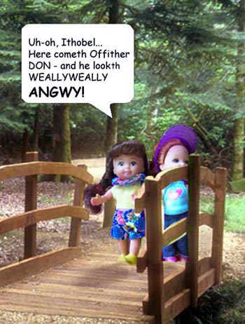 Isobel and her sister Holly are out for a walk...