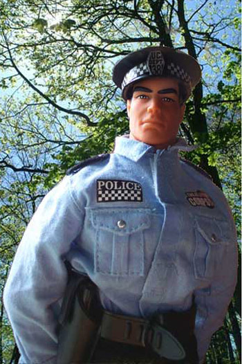 Officer Don doesn't look too happy!