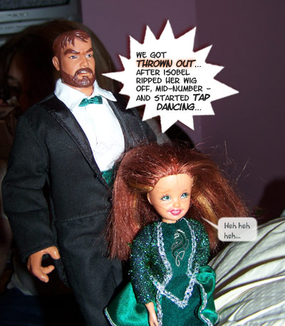 Buddy Jim reports DISGRACEFUL behaviour from daughter Isobel!