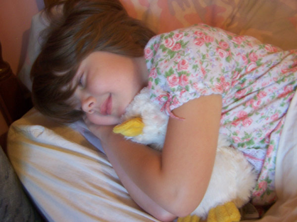 Emily is FINALLY asleep...