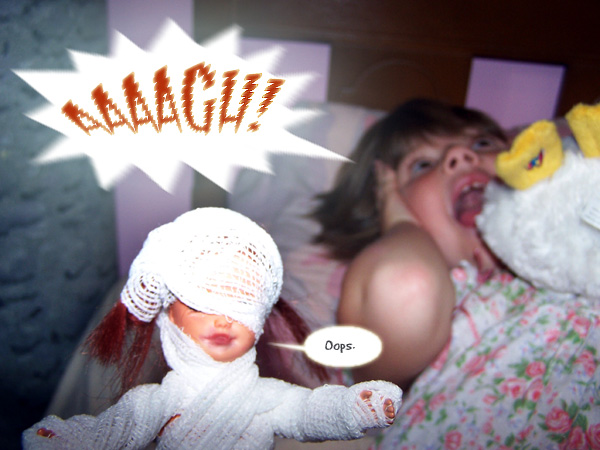 Poor Emily is terrified out of her WITS!