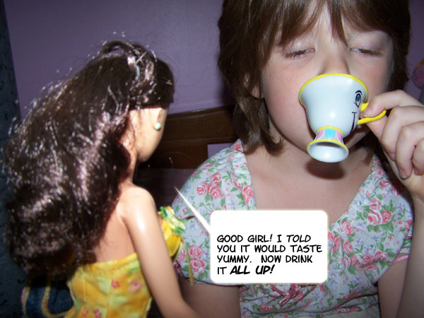 Lars' special tea proves to be DELICIOUS!