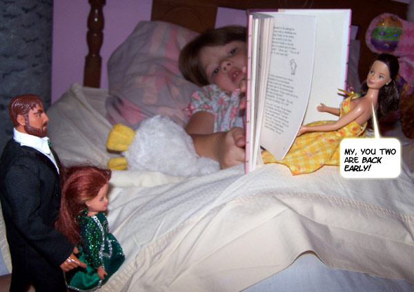 Nancy is surprised at Buddy Jim and Isobel's early return!