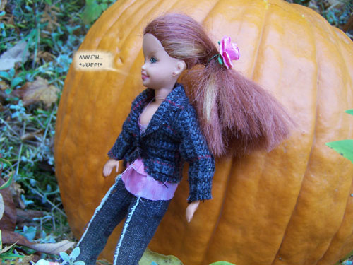 She is DETERMINED to move it...