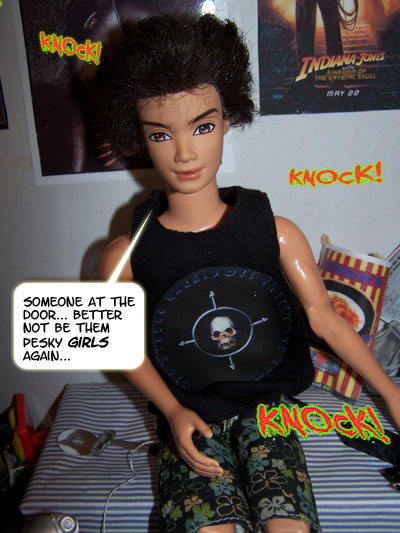 He IS having a busy day!