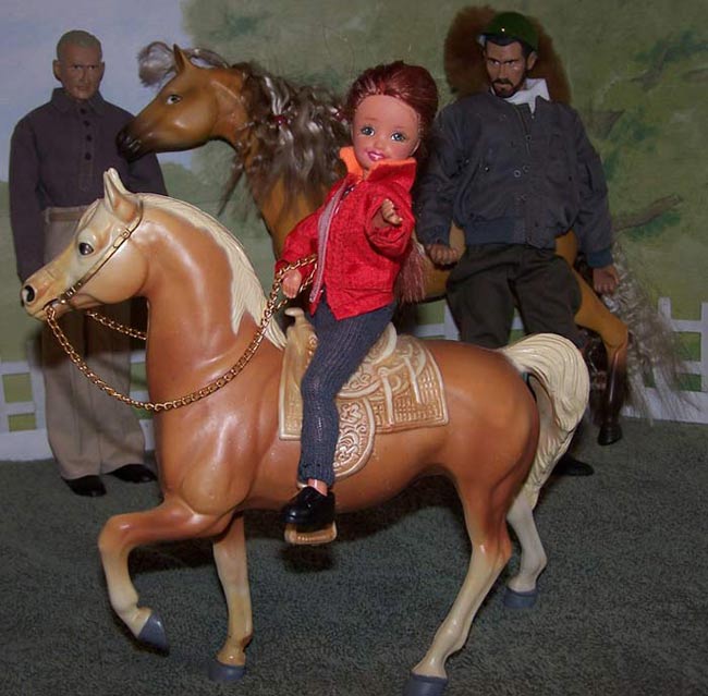 Isobel's new Paso Fino horse, Eldorado...