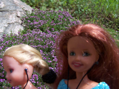 Isobel and Belinda, out and about...