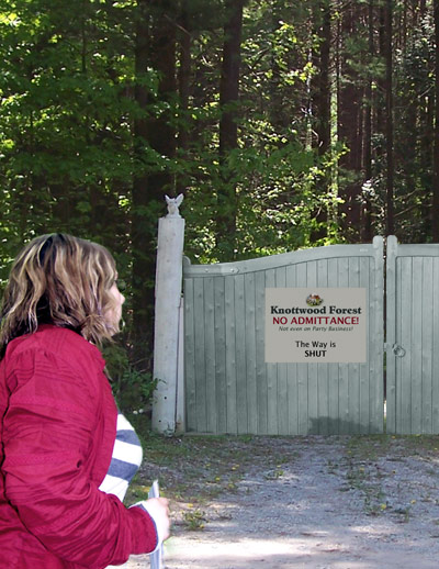 Katherine cannot get IN!