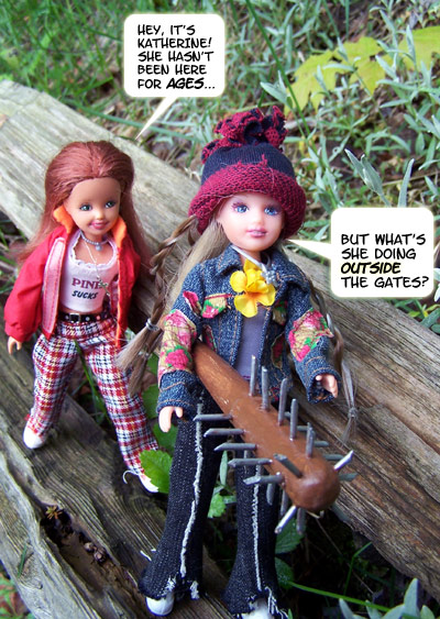 The girls are surprised...