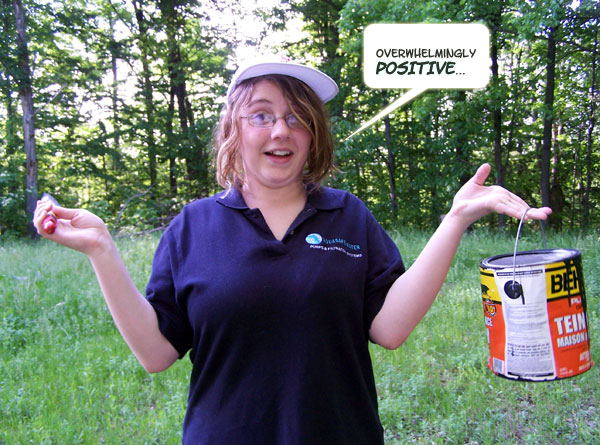 The girls are surprised...