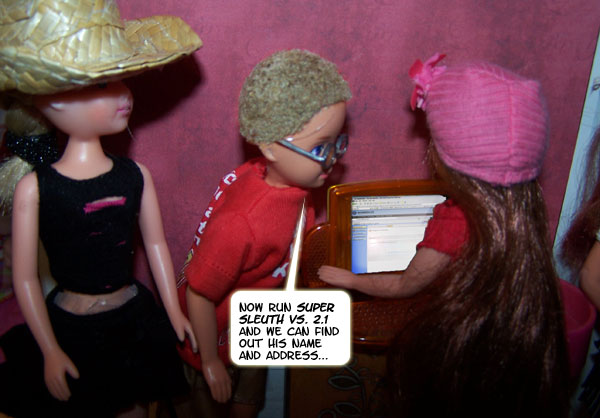 Holly and Colin - computer genius division!